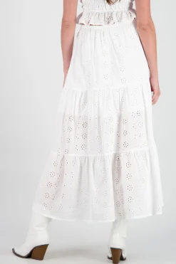 Shasa Eyelet Maxi Skirt