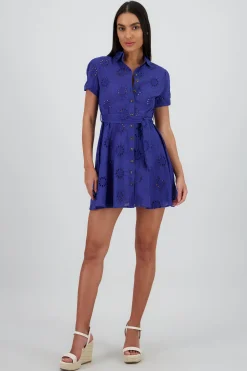 Shasa Eyelet Mini Dress