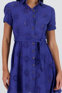Shasa Eyelet Mini Dress