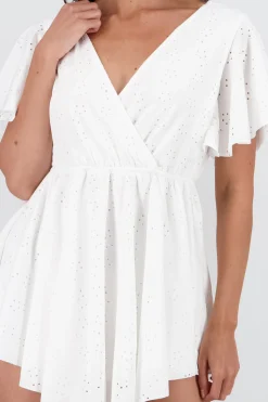 Shasa Eyelet Mini Dress