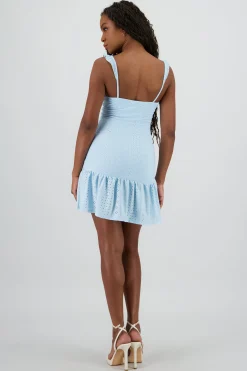 Shasa Eyelet Mini Dress