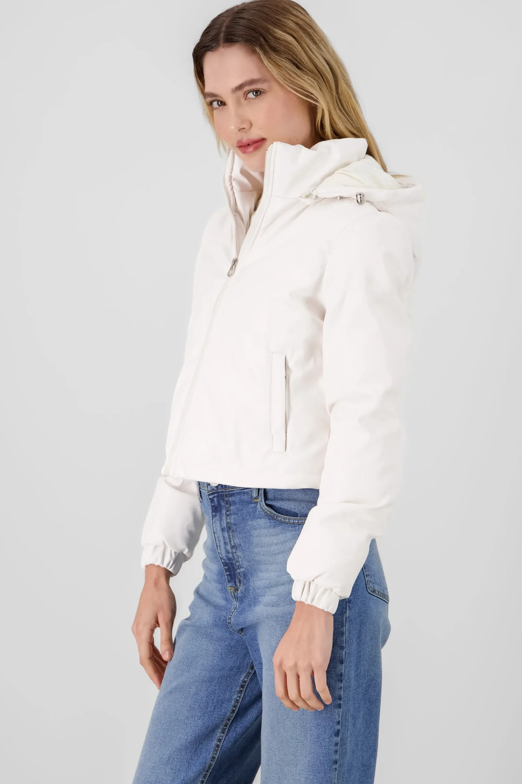 Shasa Faux Leather Jacket