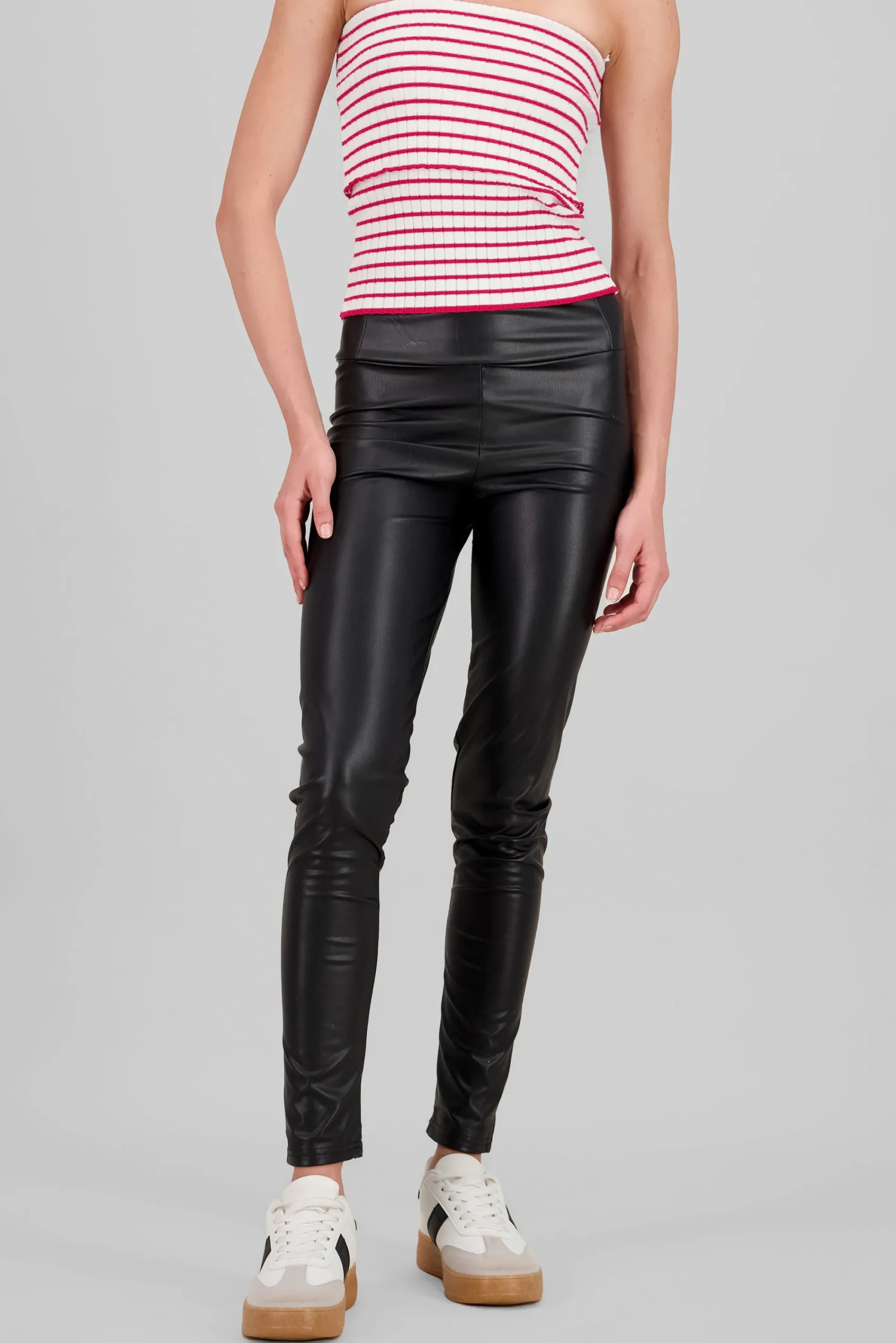 Shasa Faux Leather Leggings