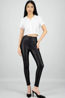 Shasa Faux Leather Mate Leggings