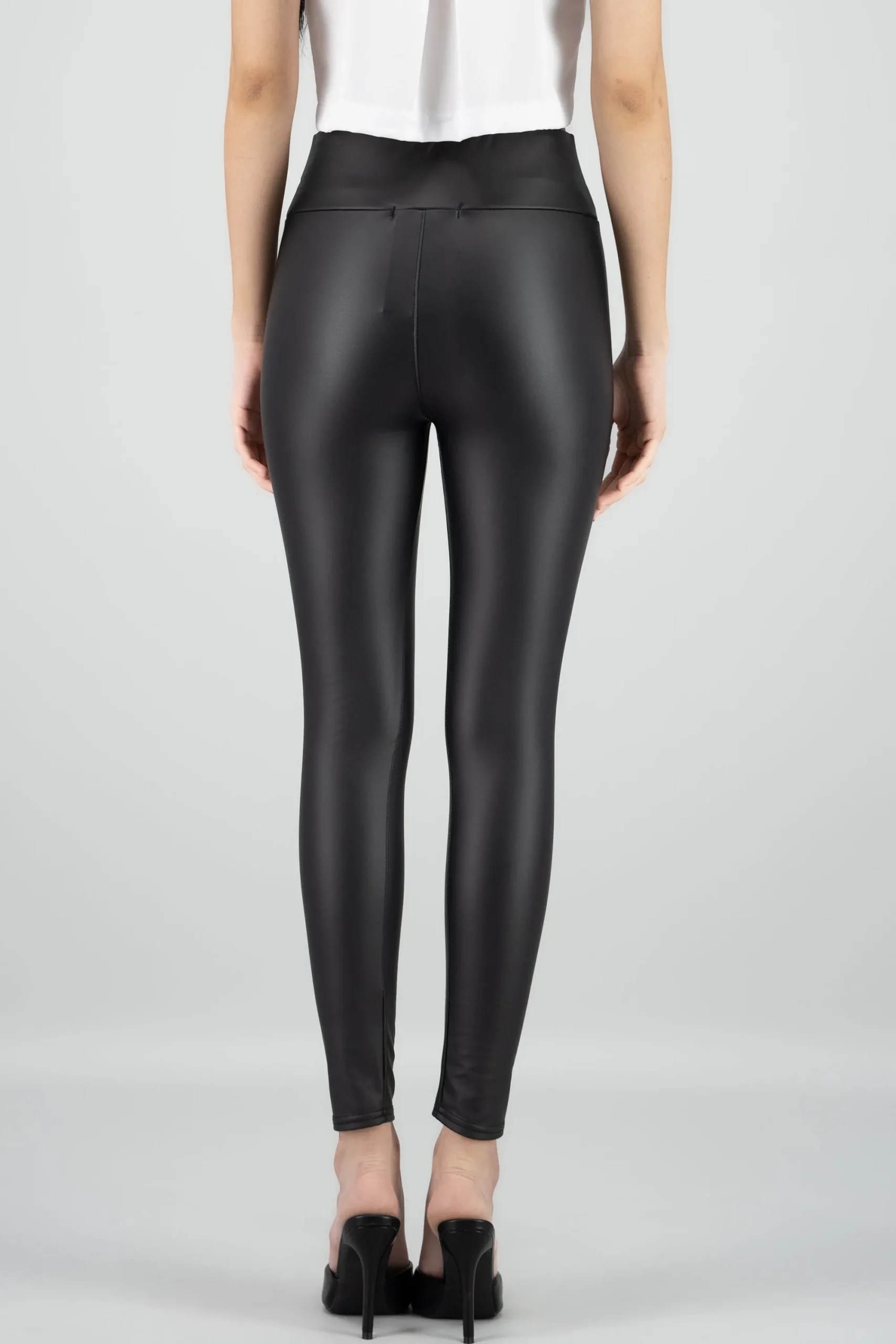 Shasa Faux Leather Mate Leggings