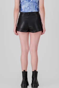 Shasa Faux Leather Mini Skirt