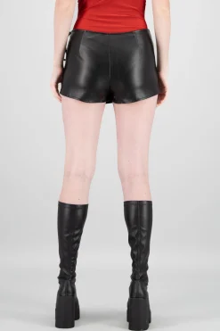 Shasa Faux Leather Mini Skirt