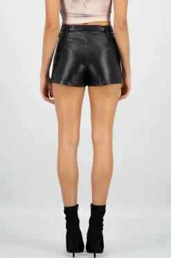 Shasa Faux Leather Mini Skirt