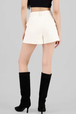 Shasa Faux Leather Short