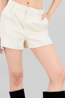 Shasa Faux Leather Short