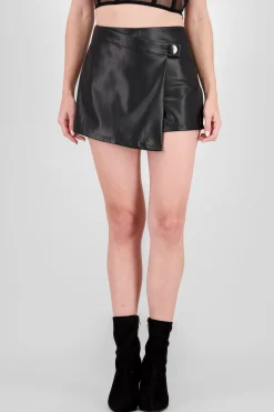 Shasa Faux Leather Shorts