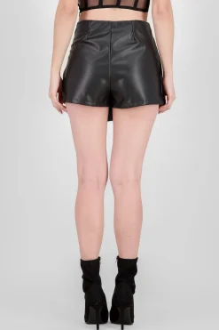 Shasa Faux Leather Shorts