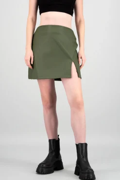 Shasa Faux Leather Skirt