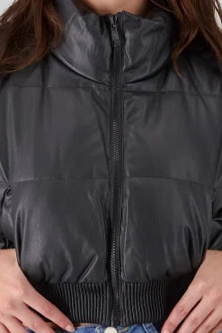 Shasa Faux Leather Vest