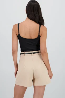 Shasa Fitted Bodysuit with Adjustable Straps