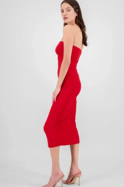 Shasa Flap Off Shoulder Dress