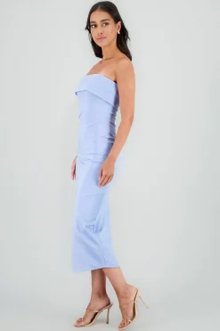 Shasa Flap Off Shoulder Dress