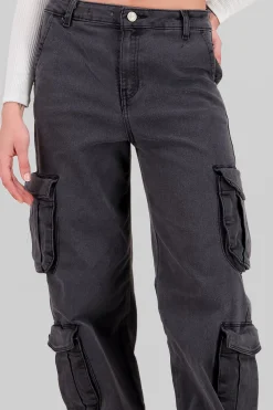 Shasa Flap Pocket Cargo Jeans