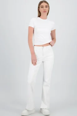 Shasa Flare Jeans with Slit