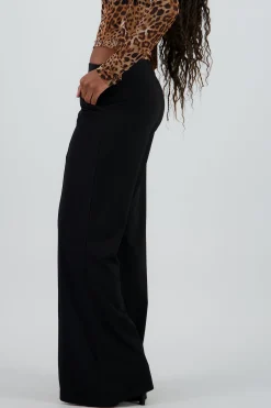 Shasa Flare Pants with Contrast Stripe Detail