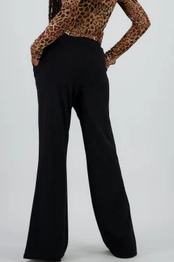 Shasa Flare Pants with Contrast Stripe Detail