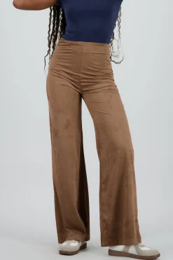 Shasa Flare Pants with Texture Detail