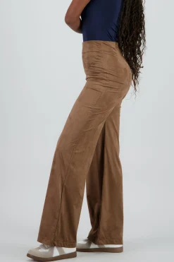 Shasa Flare Pants with Texture Detail