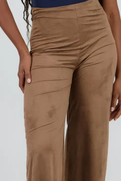 Shasa Flare Pants with Texture Detail