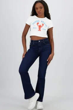 Shasa Flared Crop Jeans