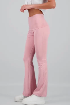 Shasa Flared Leggings with Double Detail