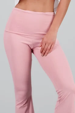 Shasa Flared Leggings with Double Detail