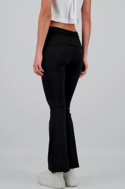 Shasa Flared Leggings with Double Detail