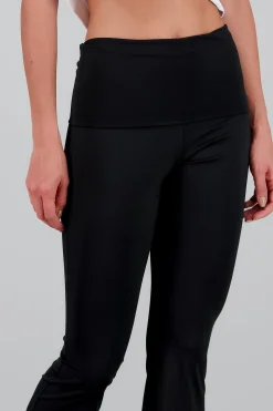 Shasa Flared Leggings with Double Detail