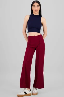 Shasa Flared pant with front seams