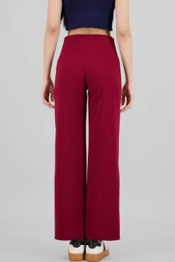 Shasa Flared pant with front seams