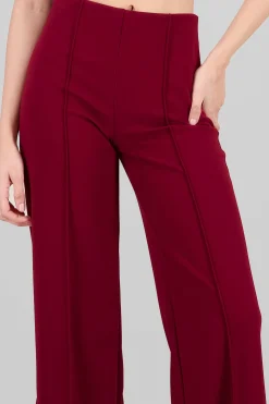 Shasa Flared pant with front seams