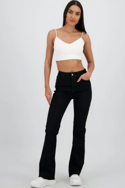 Shasa Flared Slit Jeans