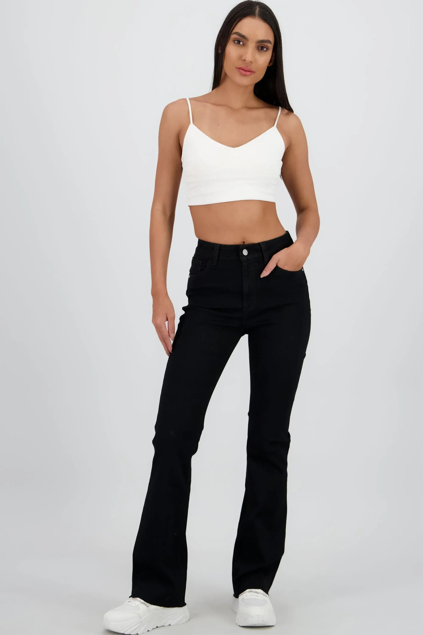 Shasa Flared Slit Jeans
