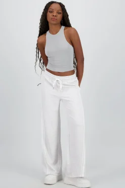 Shasa Fleece Pants with Contrast Lines