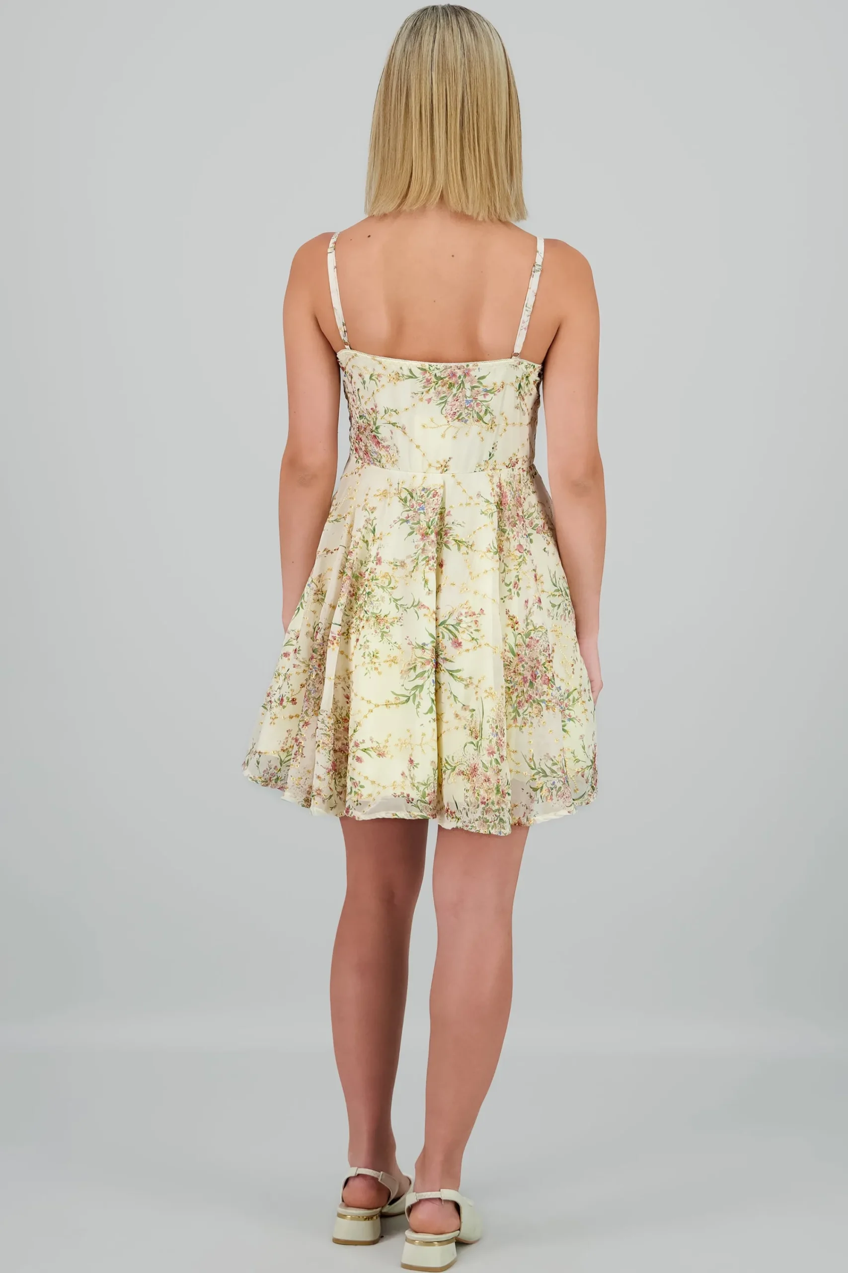 Shasa Floral Corset Mini Dress
