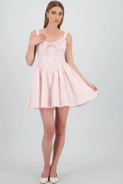 Shasa Floral Crinoline Dress with Volume
