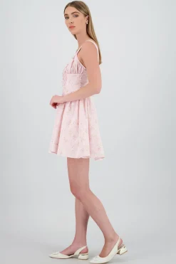 Shasa Floral Crinoline Dress with Volume
