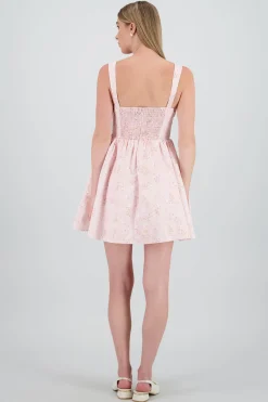 Shasa Floral Crinoline Dress with Volume