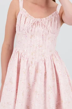 Shasa Floral Crinoline Dress with Volume