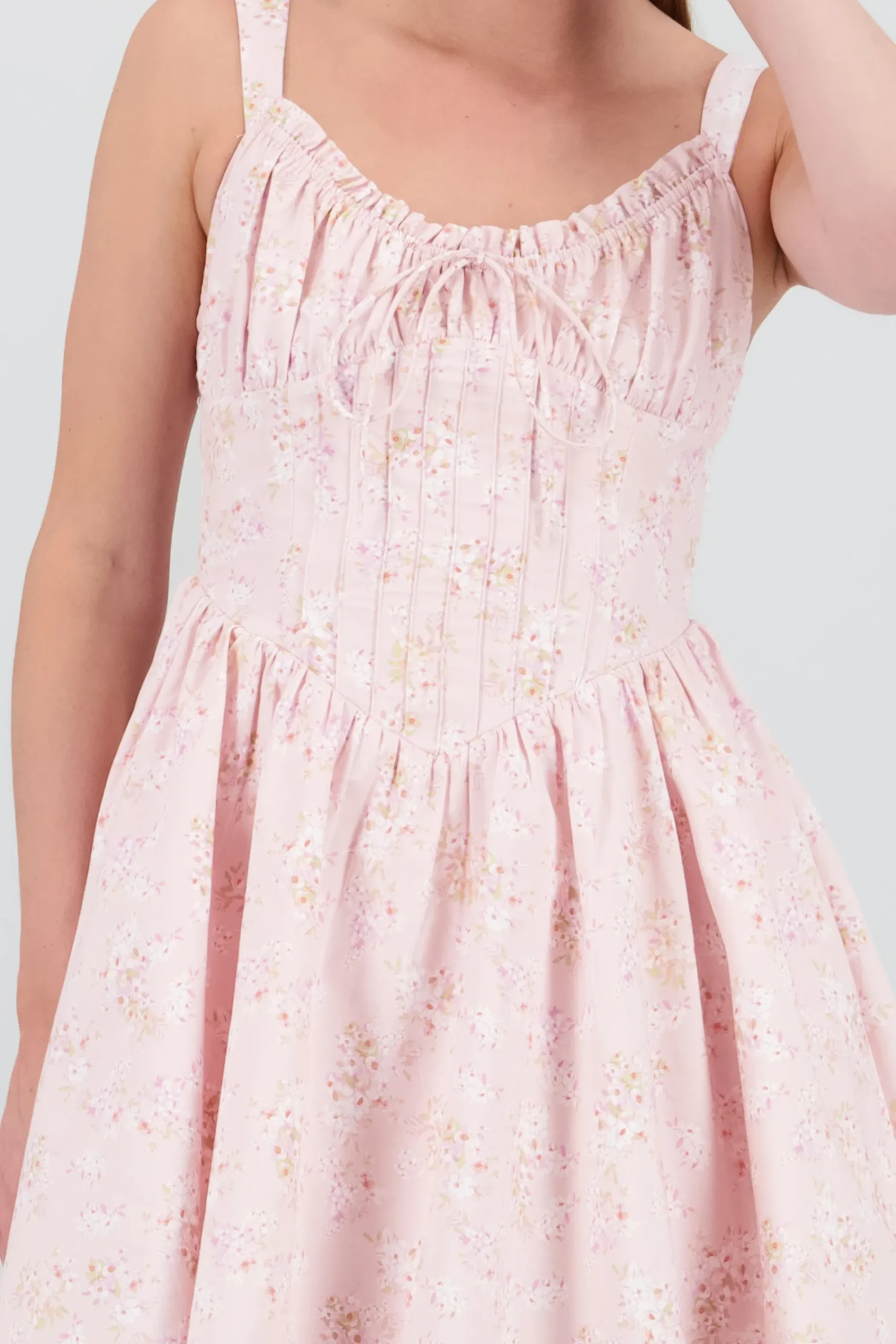 Shasa Floral Crinoline Dress with Volume