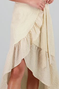 Shasa Floral Crossover Maxi Dress