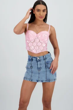 Shasa Floral Detail Corset