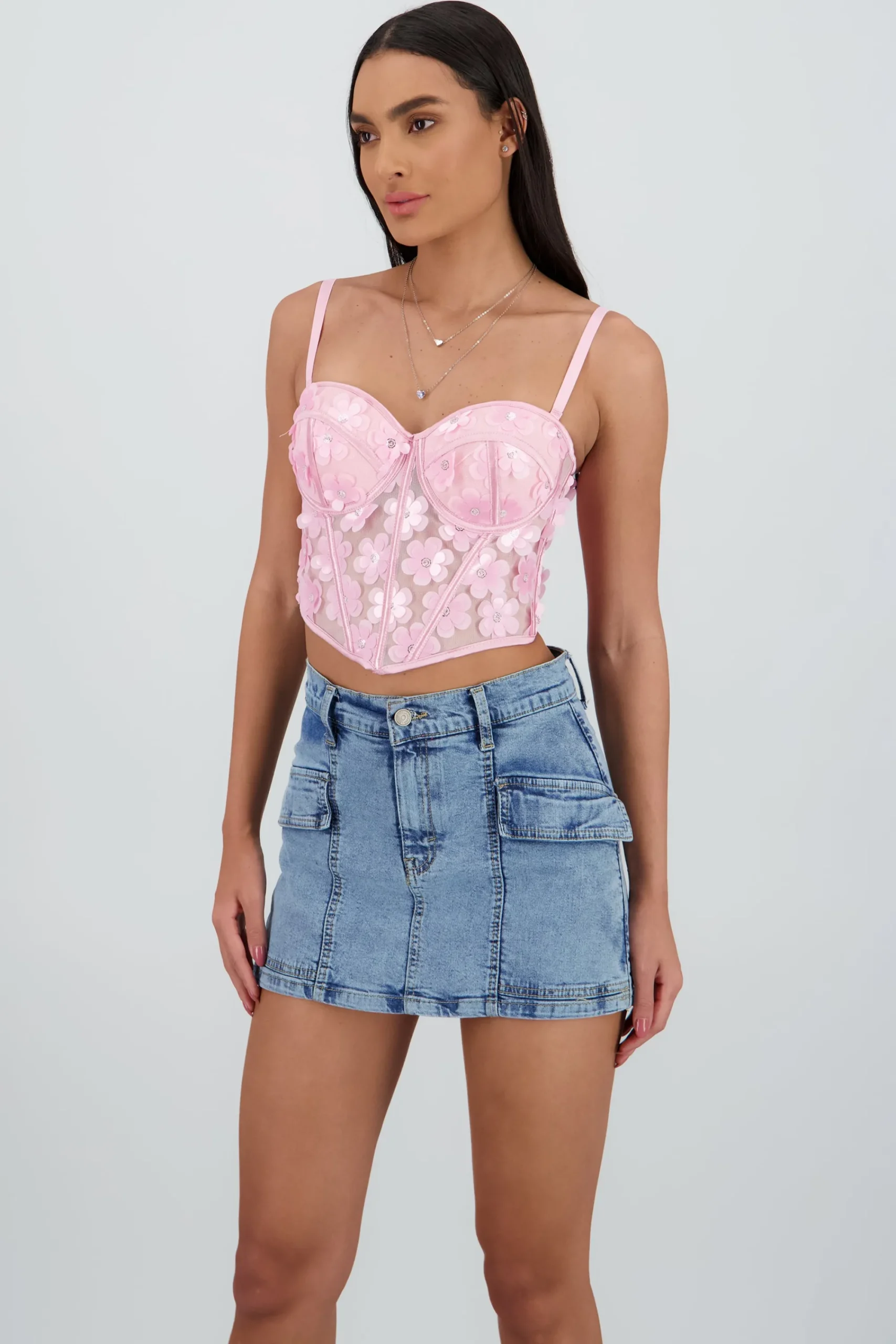 Shasa Floral Detail Corset