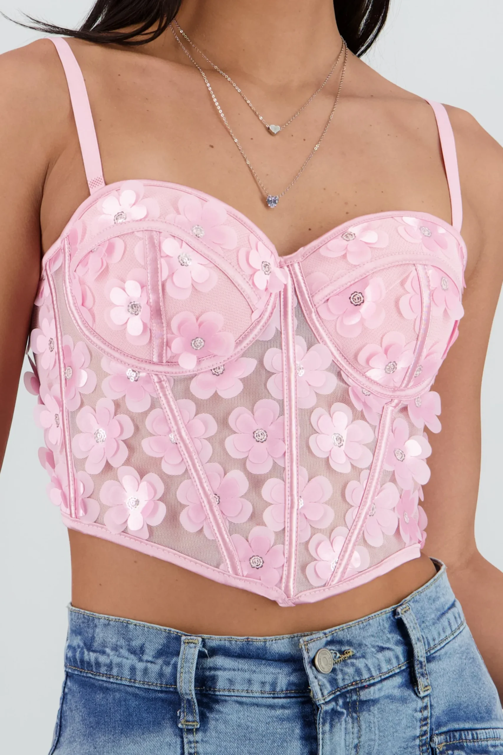 Shasa Floral Detail Corset
