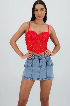 Shasa Floral Detail Corset